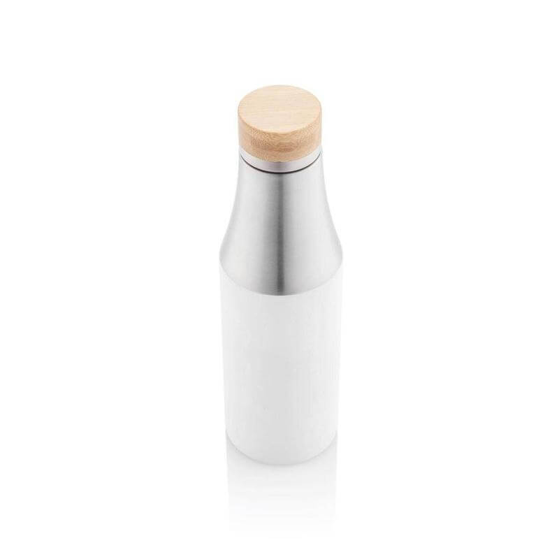 R- BREDA - CHANGE Collection Recycled Insulated Water Bottle - White