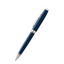 Coventry Blue Lacquer with Polished Chrome Appointments Ballpoint Pen