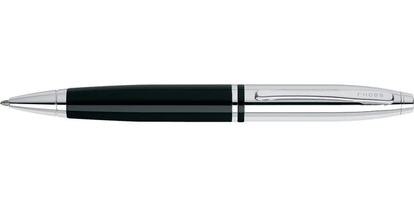 Cross Calais™ Chrome/Black Lacquer with Polished Chrome Appointments Ballpoint Pen