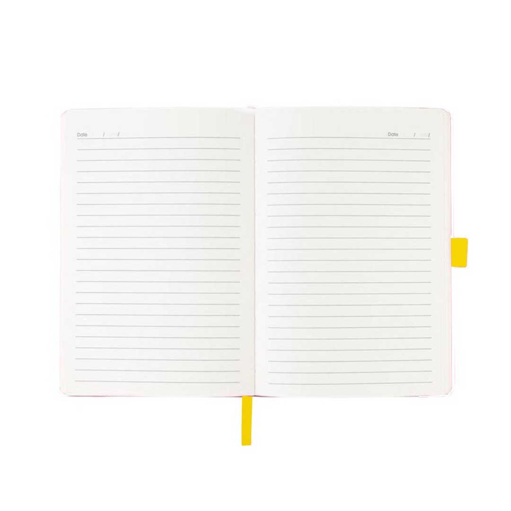 JURSI - Giftology A5 PU Notebook with Pen Loop - Yellow