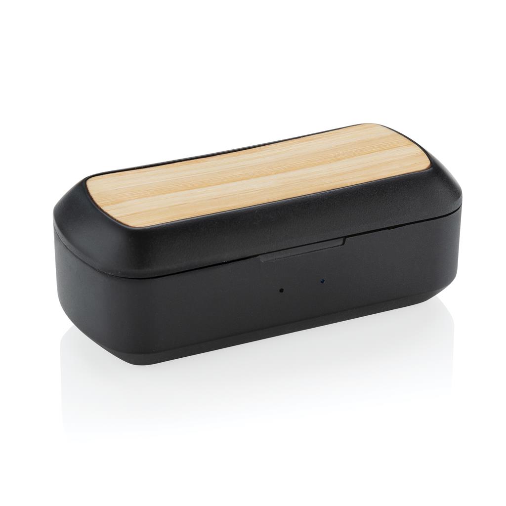 BEBRA - XD Bamboo Free Flow TWS Earbuds in Charging Case - Black