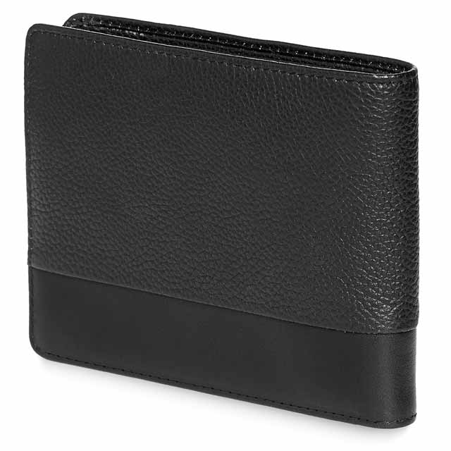 Moleskine Classic Match Genuine Leather Wallet - Black