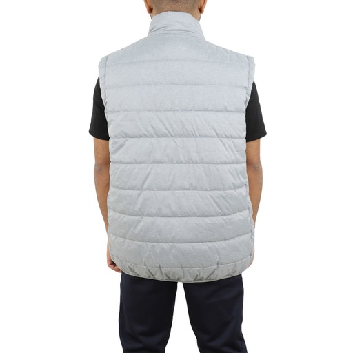 Santhome Zip Up  Puffer Vest - Melange