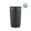 SAVONA - Hans Larsen Premium Ceramic Tumbler With Recycled Protective Sleeve - Black