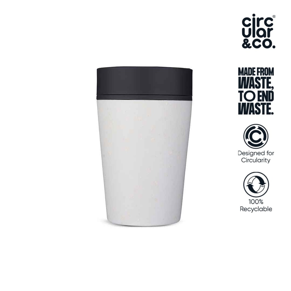 Circular Cup 8oz Chalk & Storm