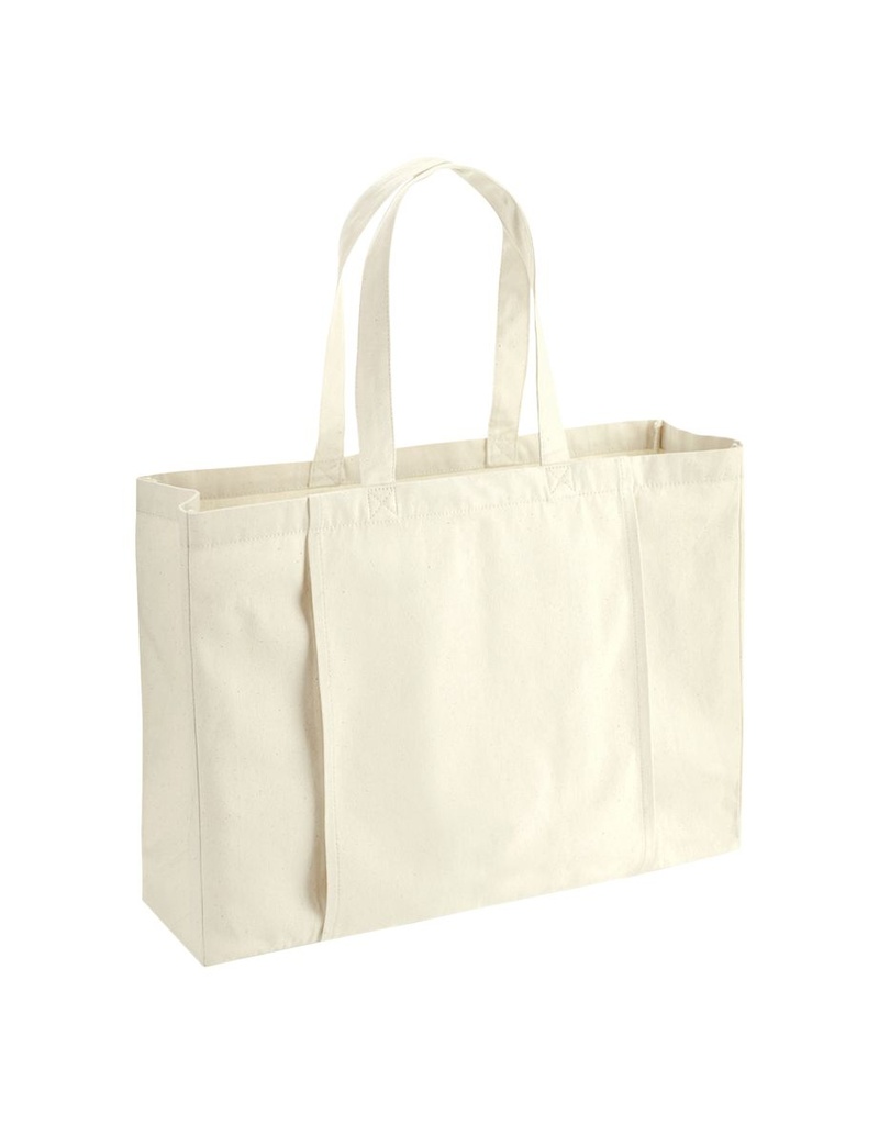 HURUP - Gym/Yoga 310GSM Cotton Tote Bag - White