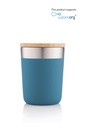 R-LAREN - CHANGE Collection Recycled Insulated Mug - Blue