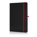 SUKH - SANTHOME A5 Hardcover Ruled Notebook Black-Red